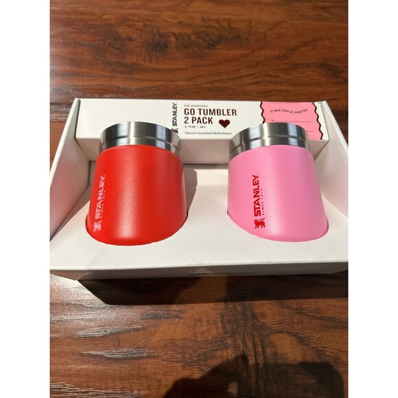 IN HAND Stanley Go Tumbler 2 Pack Valentine’s Set - Target Limited Edition 10oz - Picture 2 of 4
